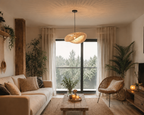 AVELINE LUNA Bamboo Pendant Light