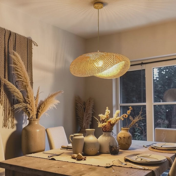 AVELINE LUNA Bamboo Pendant Light
